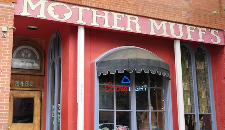 The front of Mother Muff's restaurant